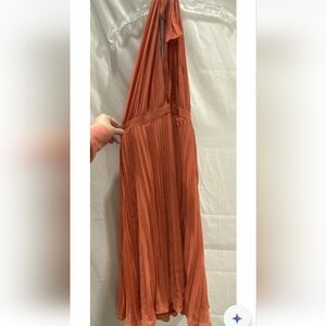 2/60$ Ali & Jay Halter Neck Orange Dress